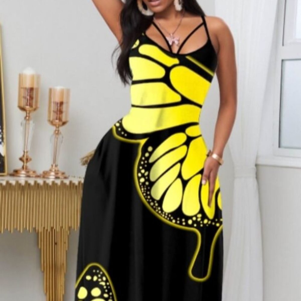 Butterfly Maxi Sundress